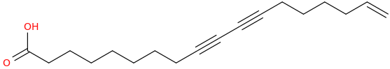 17 octadecene 9,11 diynoic acid
